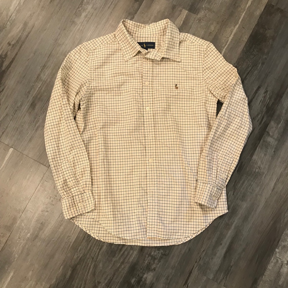 Ralph Lauren Oxford Shirt Boys L 14-16